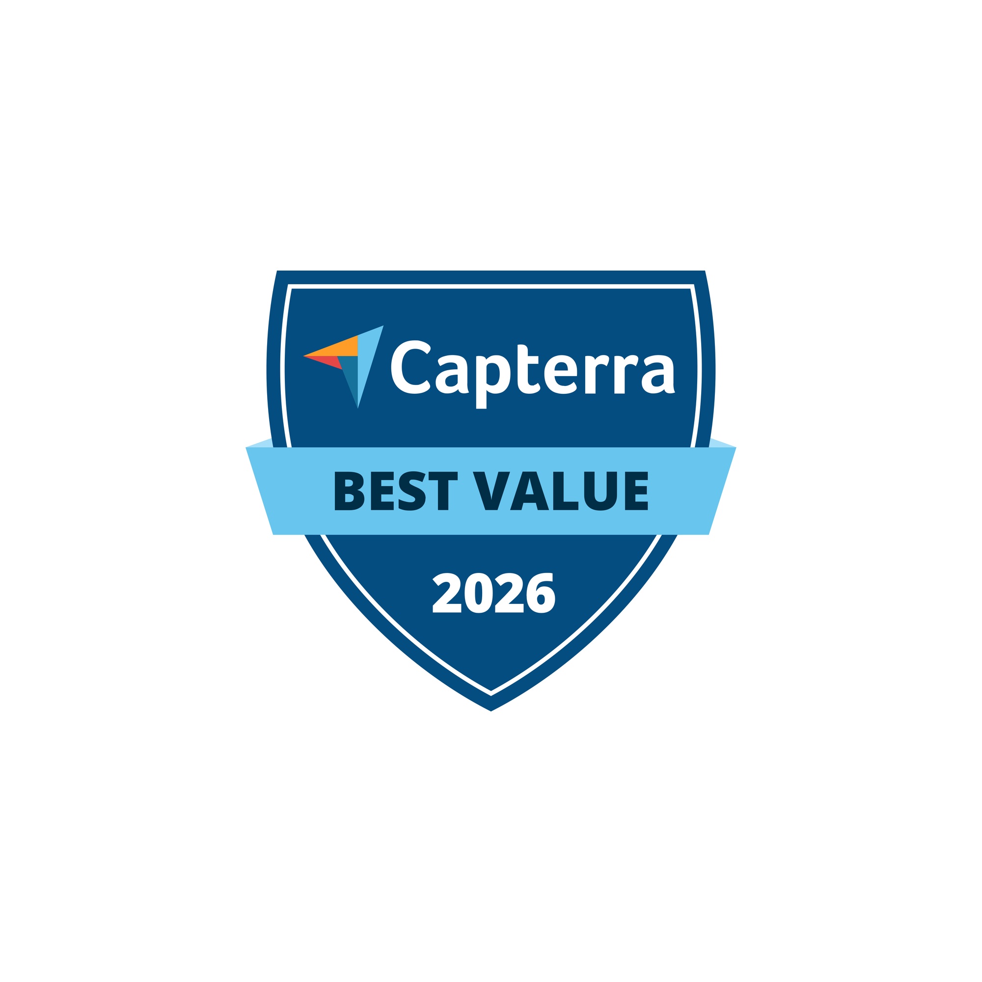 Capterra Best Value 2026 Badge