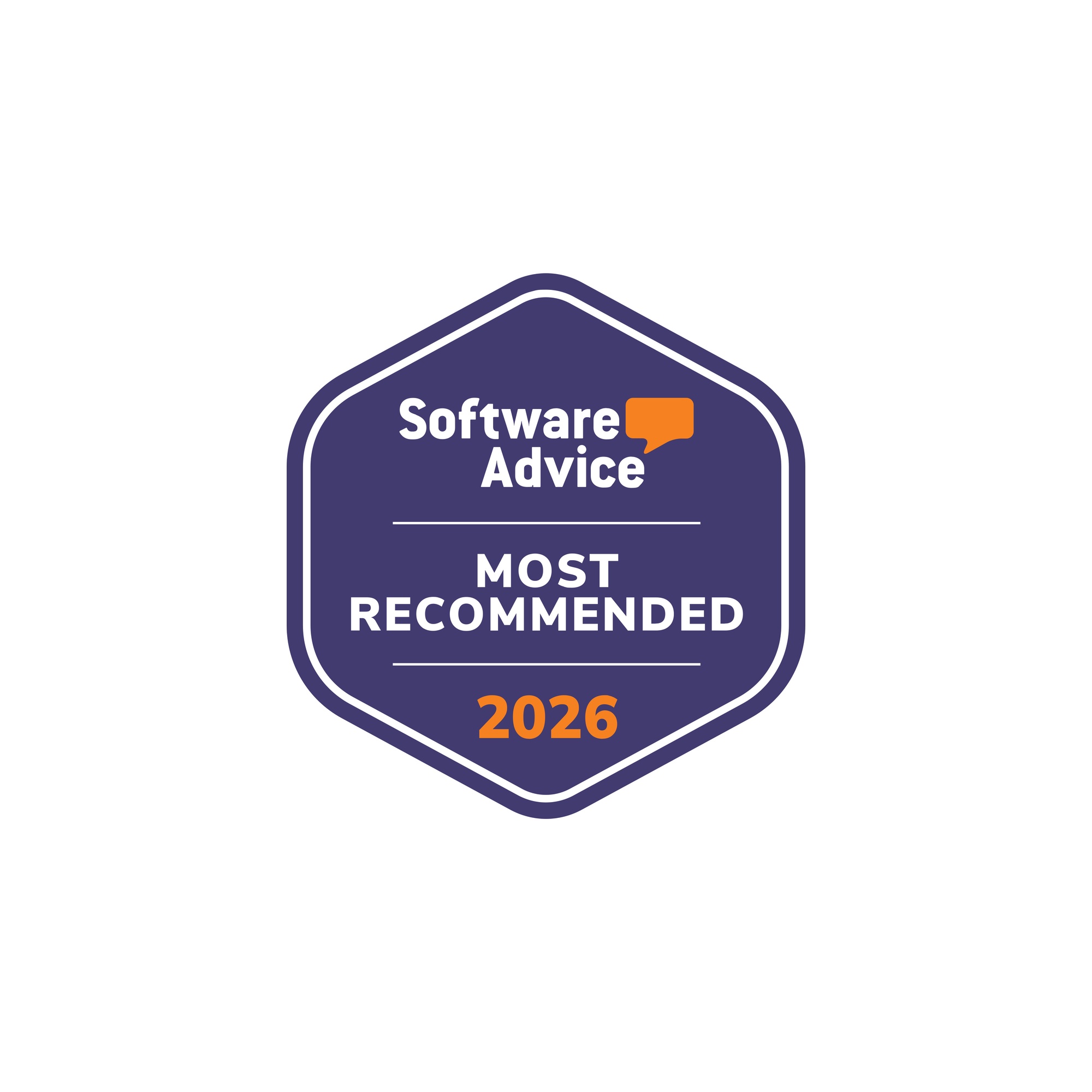 Software Advice Most Recommended 2026 Badge